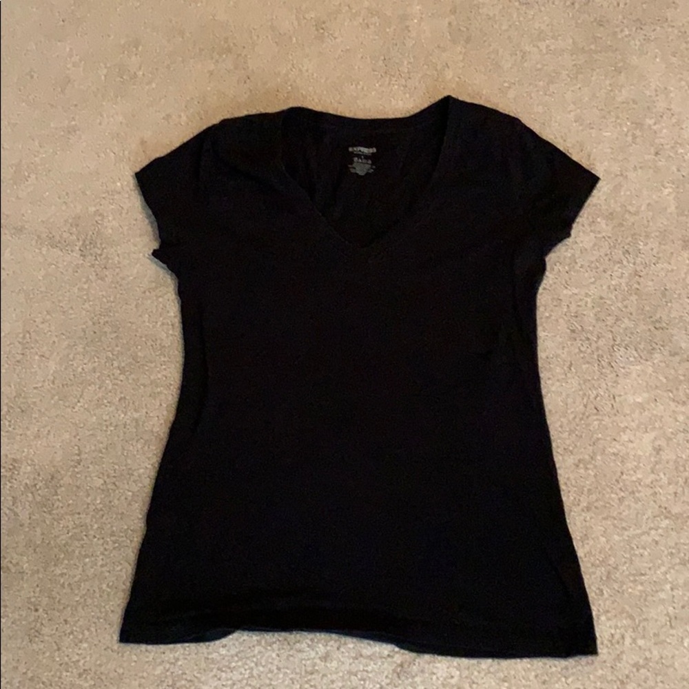 Black Express t-shirt size small V-Neck